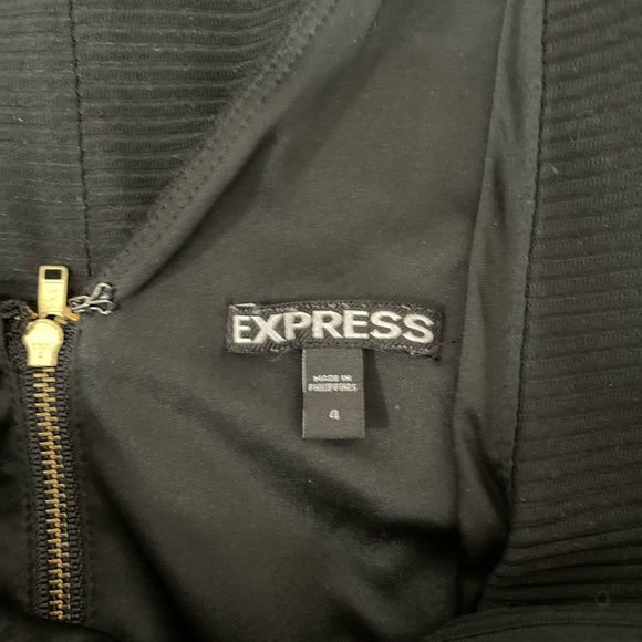 EXPRESS SLEEVELESS FORMAL DRESS - SIZE 4 - Black - New without tags!! - Picture 7 of 7